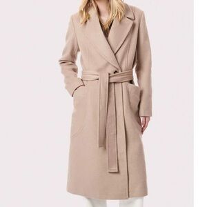 Bernardo Women's Belted Wool Blend Coat